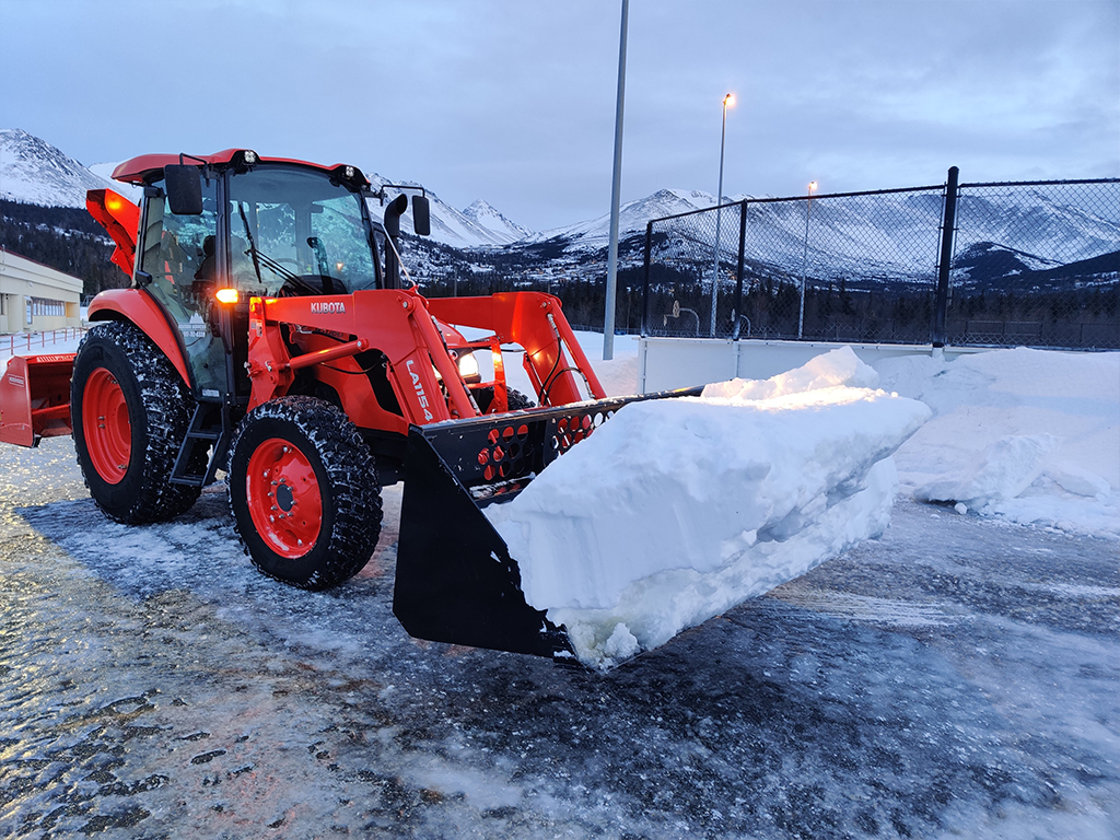 Anchorage commercial snow plowing services