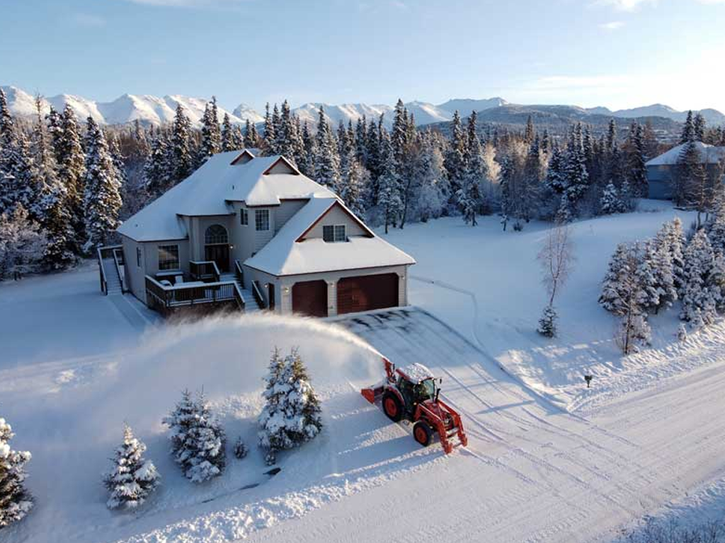 South Anchorage Residential Snow Blowing Services